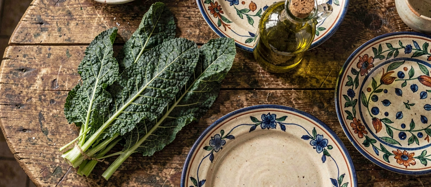 Ambiente de cozinha tradicional portuguesa
